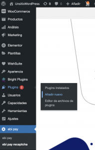 Añadir nuevo plugin para agregar campo NIT